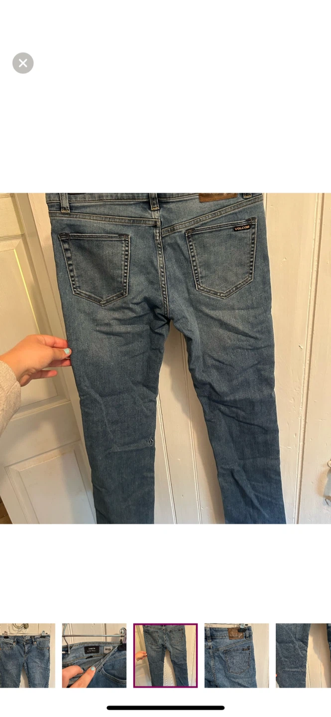 Volcom Vorta Slim Straight Jeans - Size 29 - photo 4