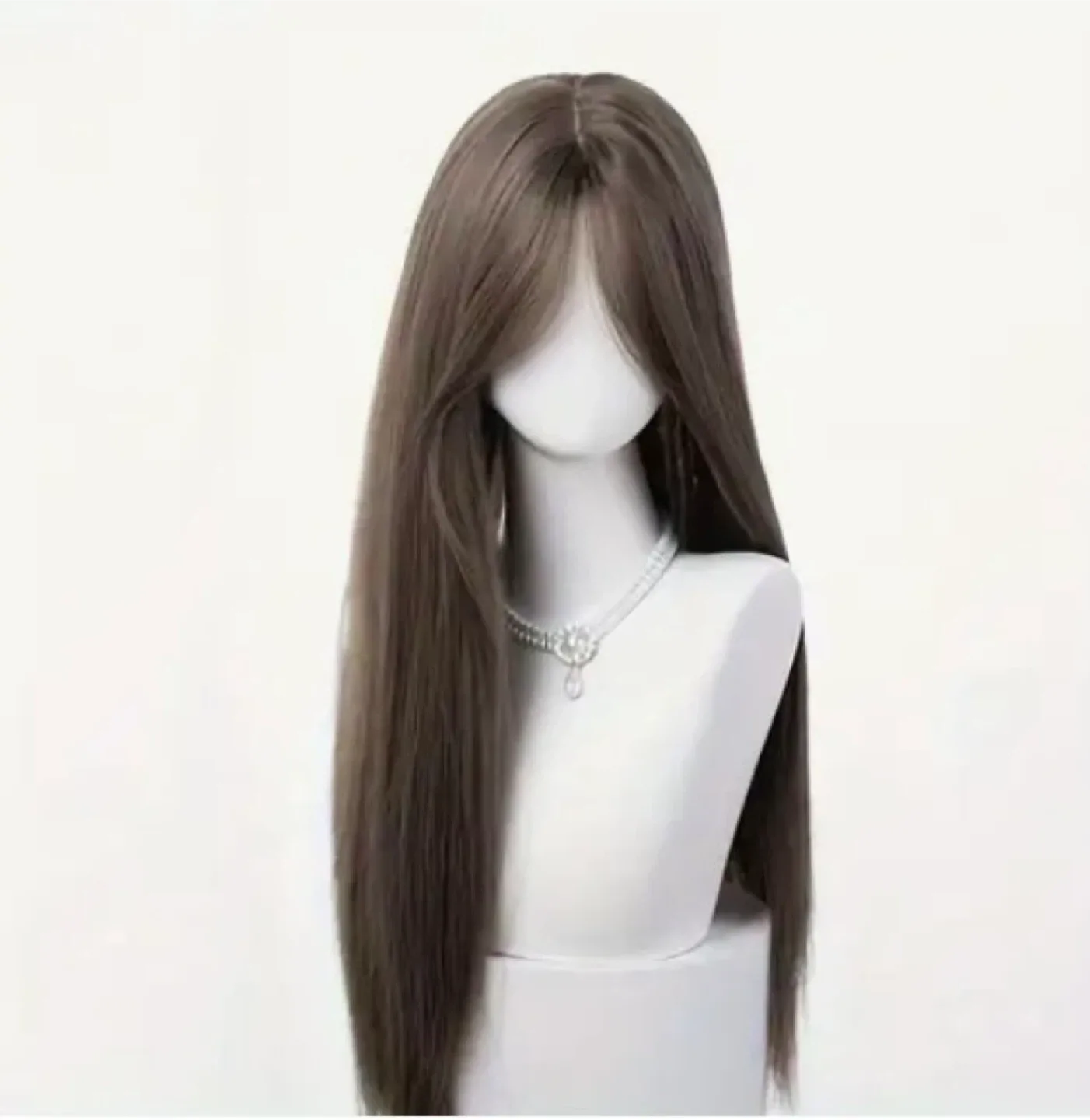 Long Straight Wig - Brown