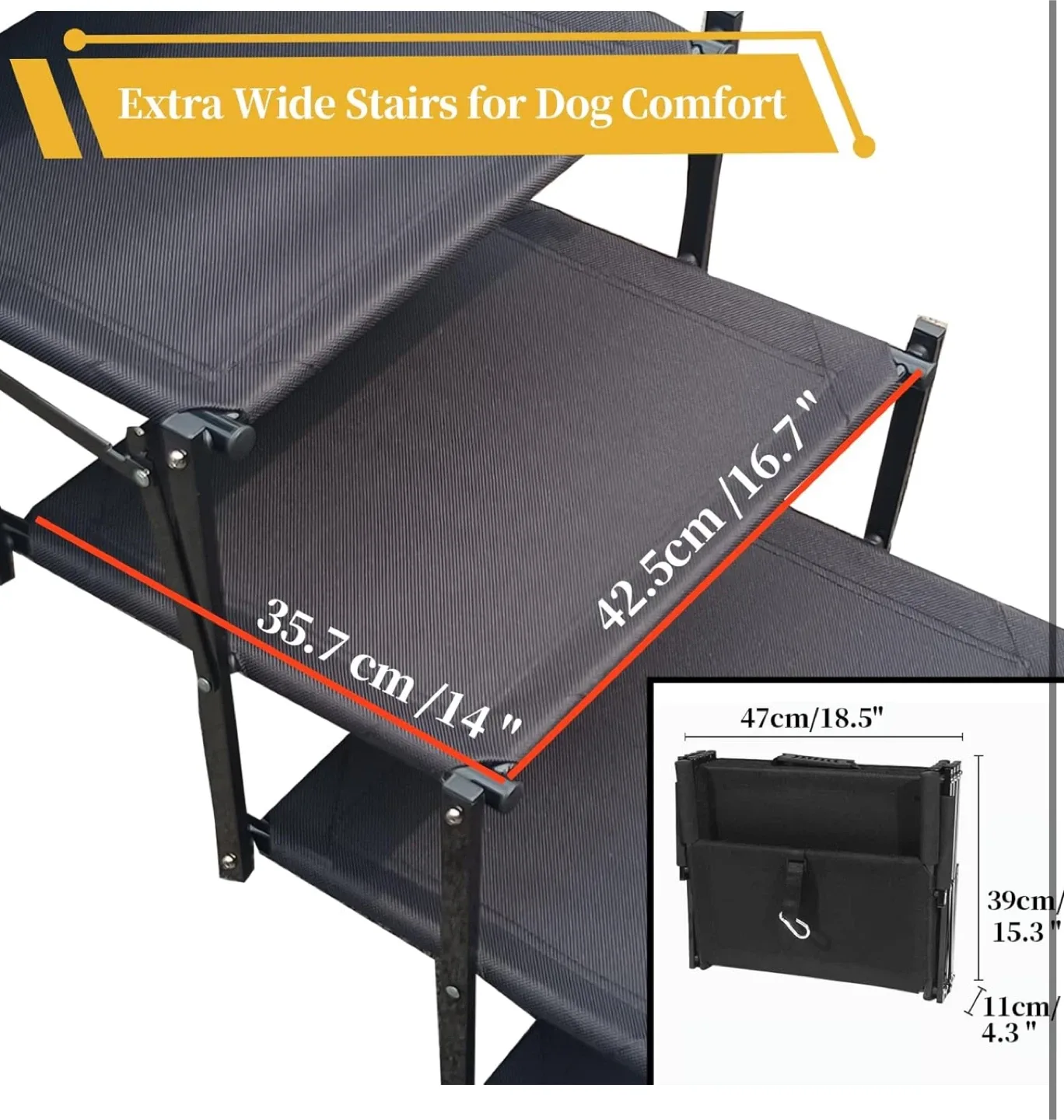 Outdoor Car Dog Ramp for Large Dogs - BN image indicator(2)
