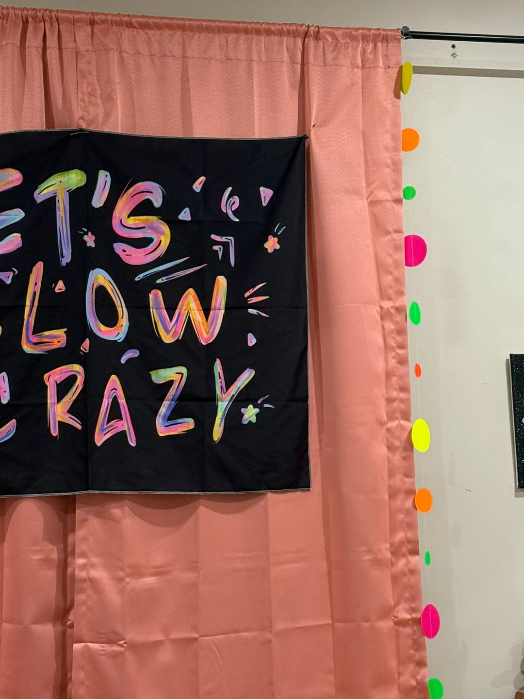 Party Decorations: "Let's Glow Crazy" Banner & More! - photo 4
