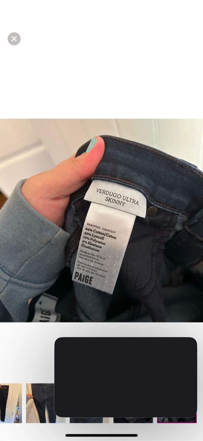 Paige Verdugo Ultra Skinny Jeans Size 30 - photo 5