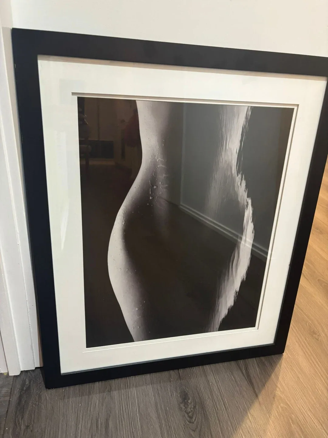 Woman silhouette art piece