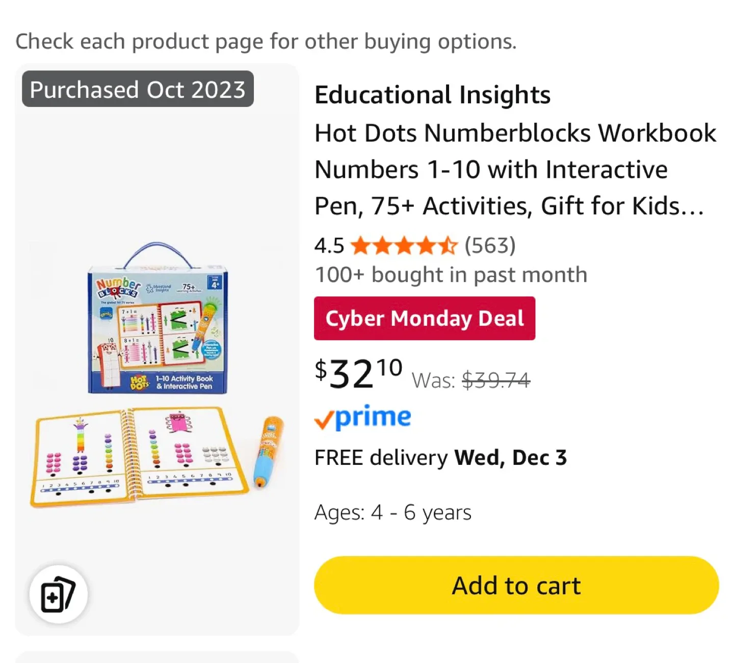 Numberblocks 1-10 Activity Book & Interactive Pen image indicator(2)