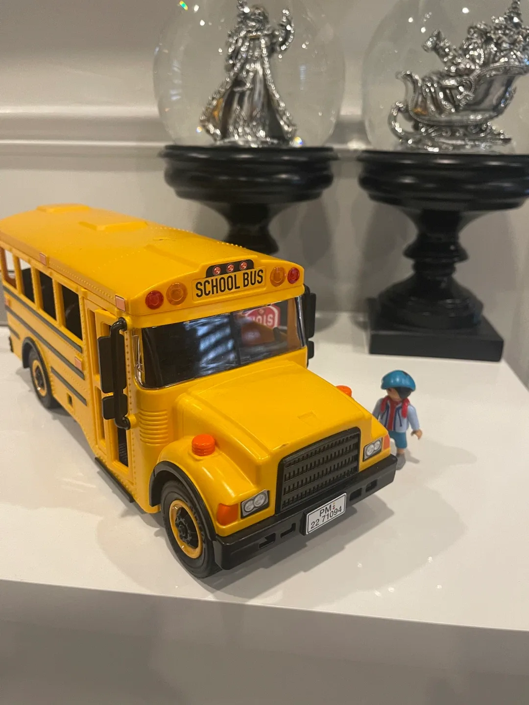 PlayMobil Lights and sounds school bus and figure