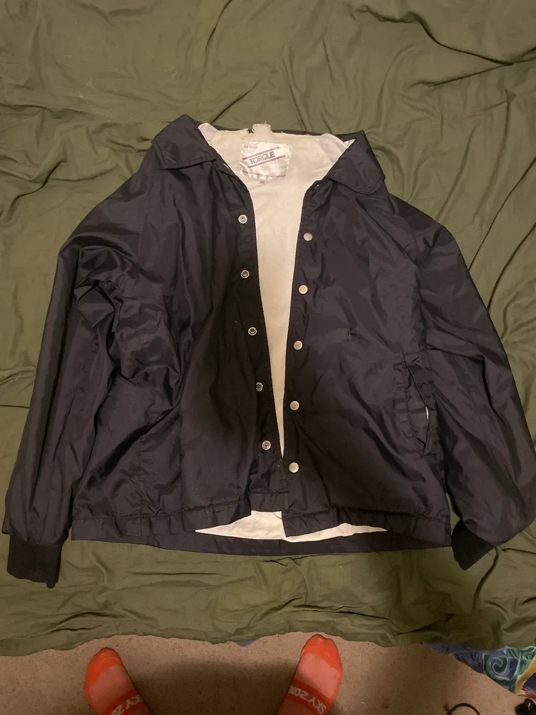 Torque Black windbreaker