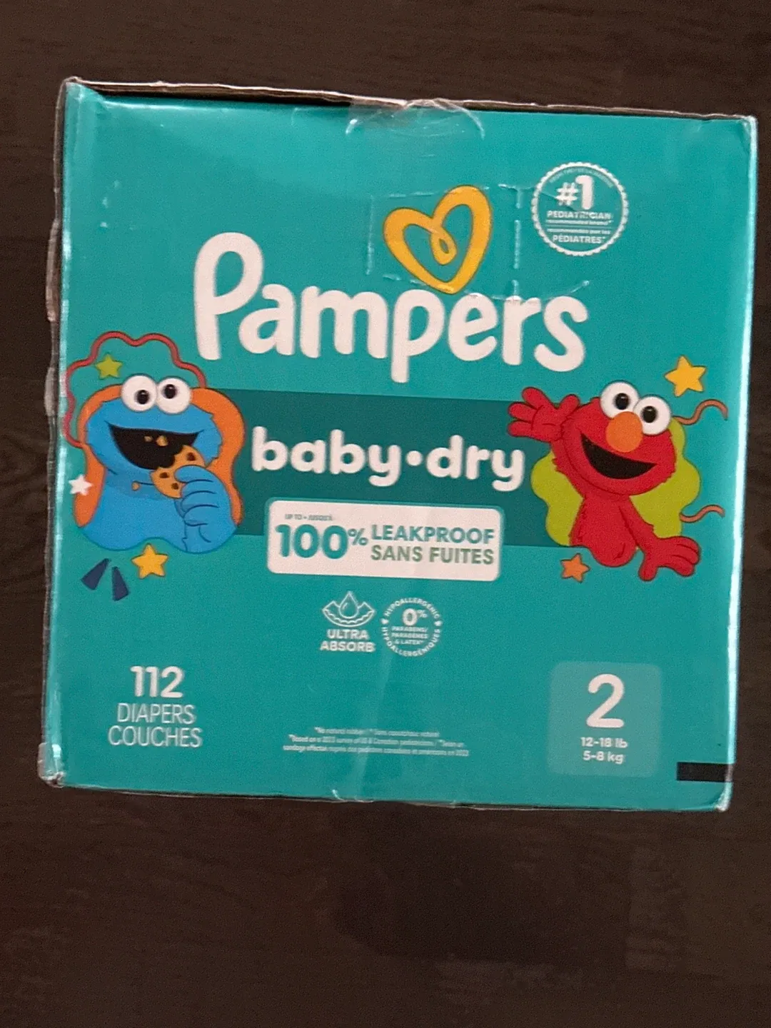 Pampers Baby-Dry Diapers - Size 2 (112 Count) image indicator(2)
