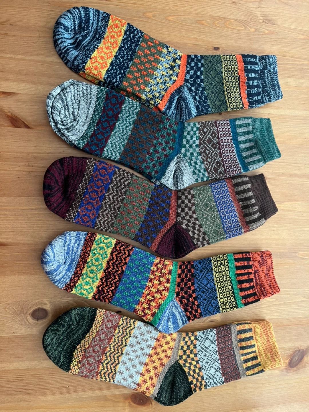 New set of men’s wool socks