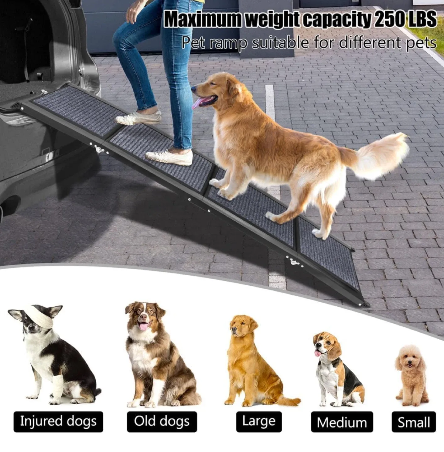 GaliGali Dog Ramp for Car image indicator(4)