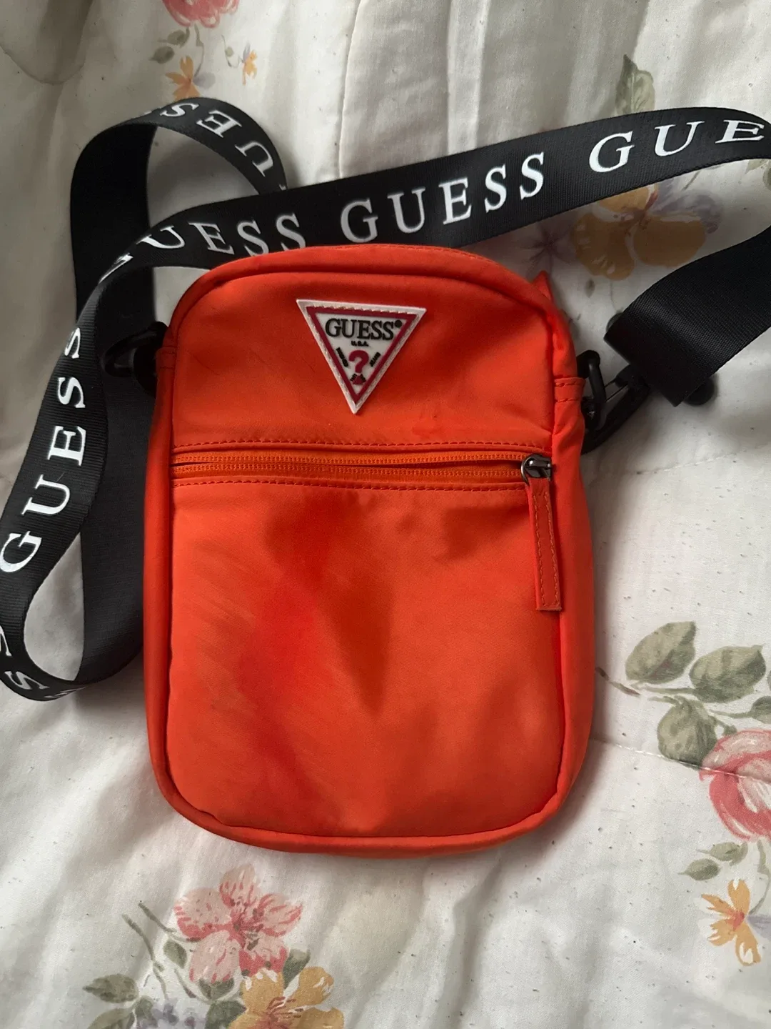 Guess Orange Crossbody Bag