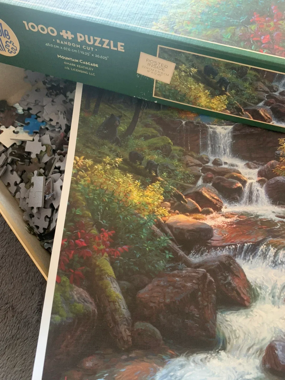 Cobble Hill Mountain Cascade 1000 Piece Jigsaw Puzzle image indicator(3)