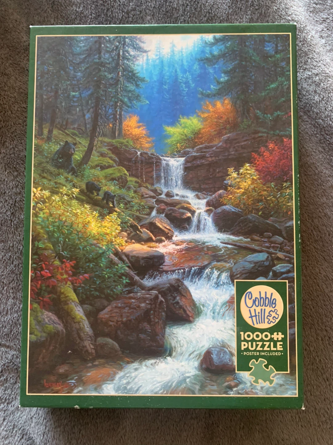 Cobble Hill Mountain Cascade 1000 Piece Jigsaw Puzzle