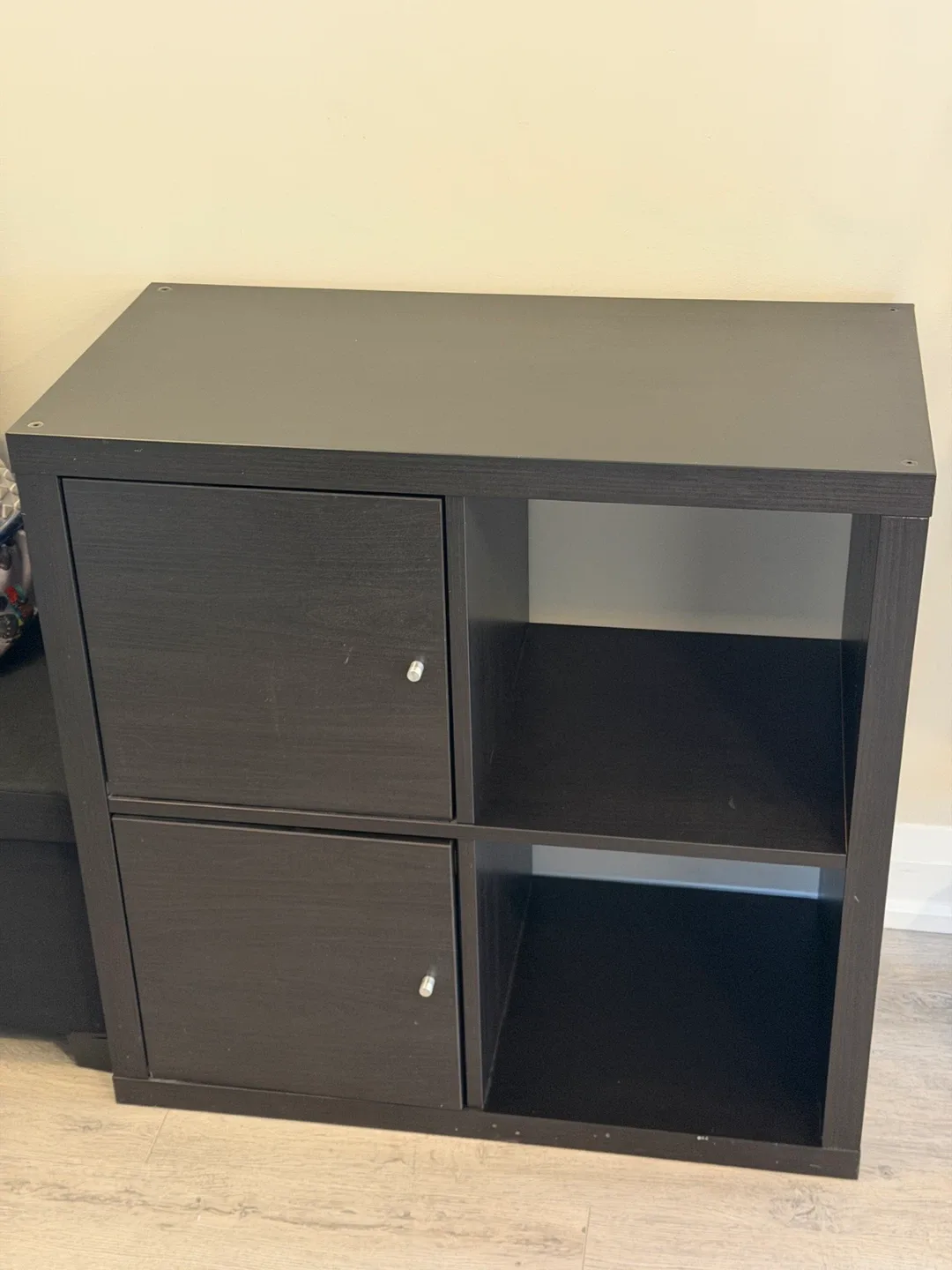IKEA Kallax Shelf Unit - Black-Brown