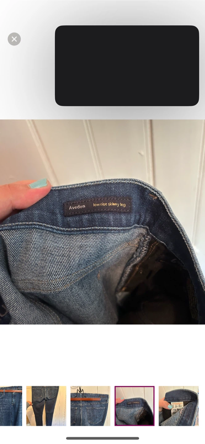 Citizens of Humanity Avedon Low Rise Skinny Jeans - photo 5
