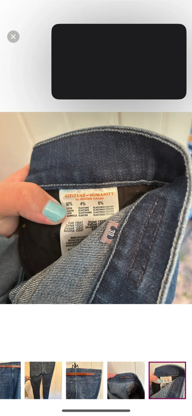 Citizens of Humanity Avedon Low Rise Skinny Jeans image indicator(6)