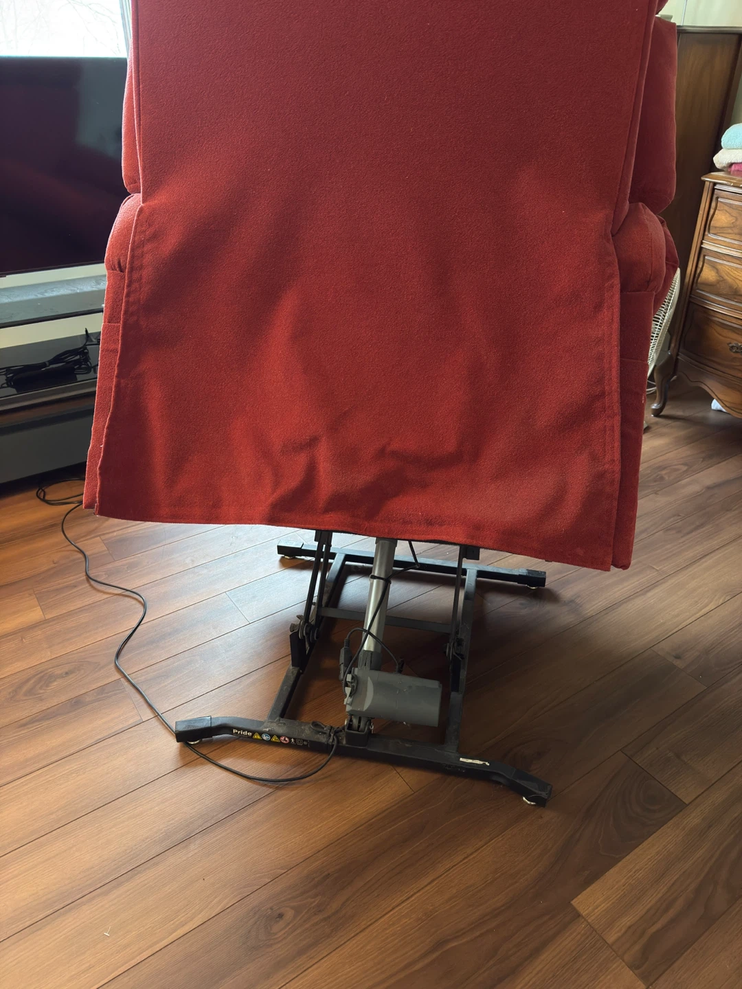Pride Lift Chair - Burgundy Recliner - photo 4