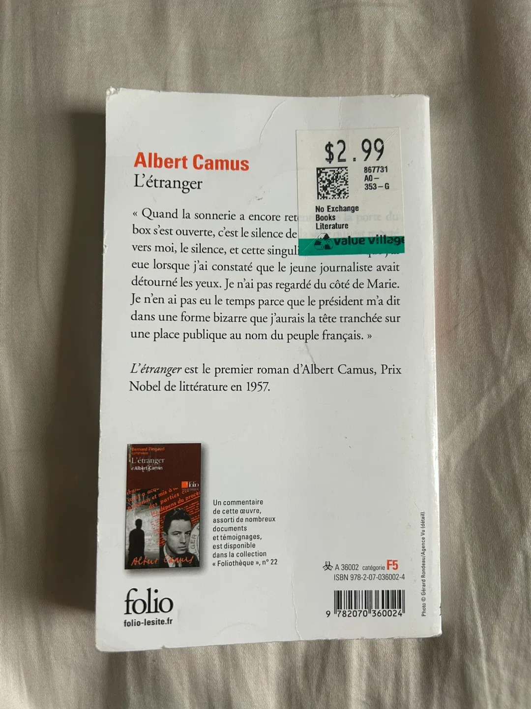 L'étranger by Albert Camus image indicator(2)