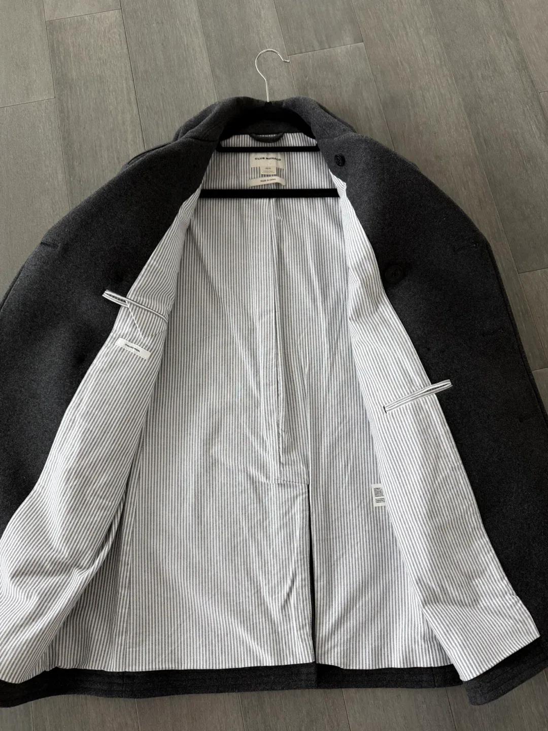 Club Monaco Wool Blend Pea Coat - Size M image indicator(6)