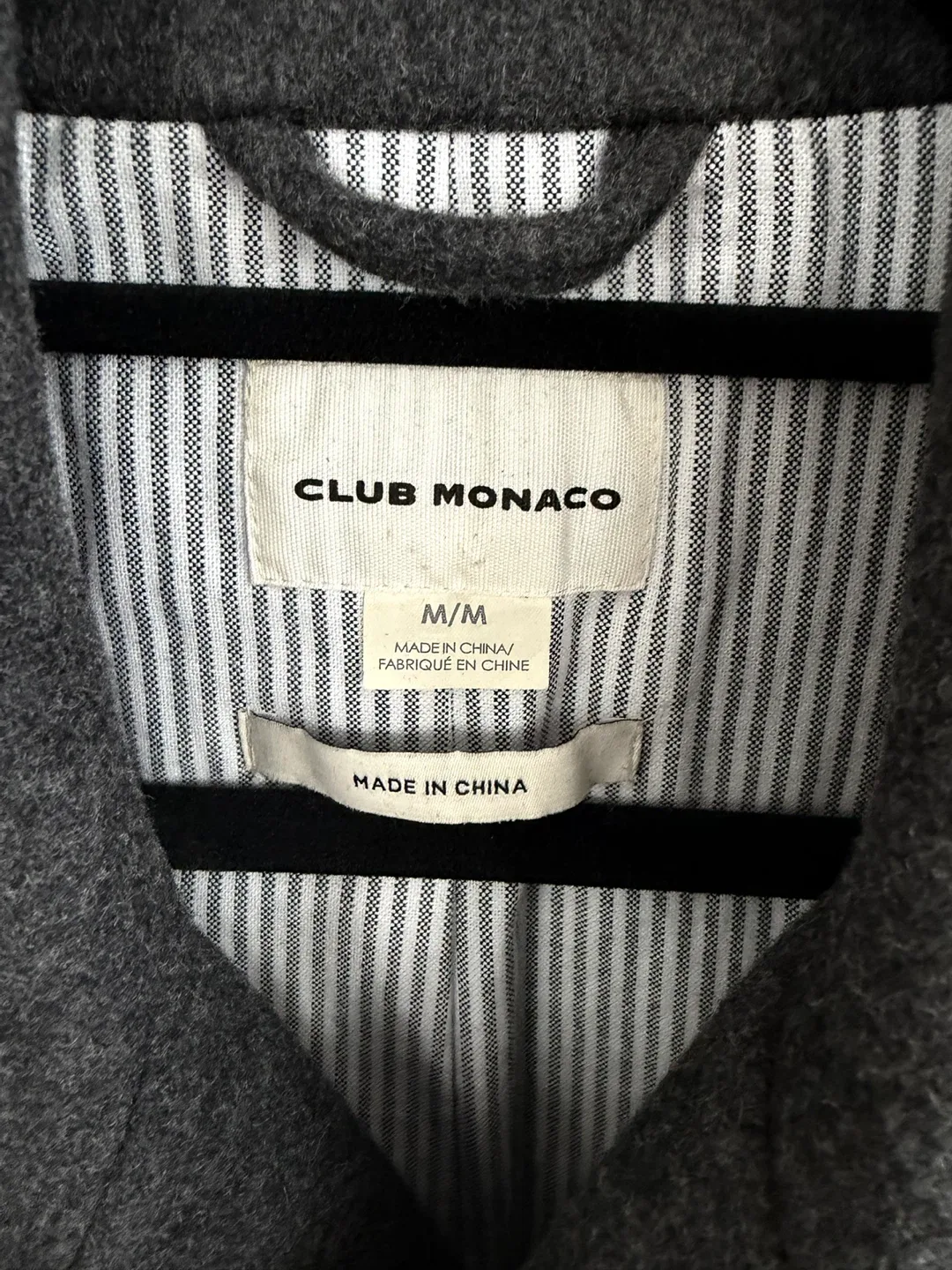 Club Monaco Wool Blend Pea Coat - Size M image indicator(2)