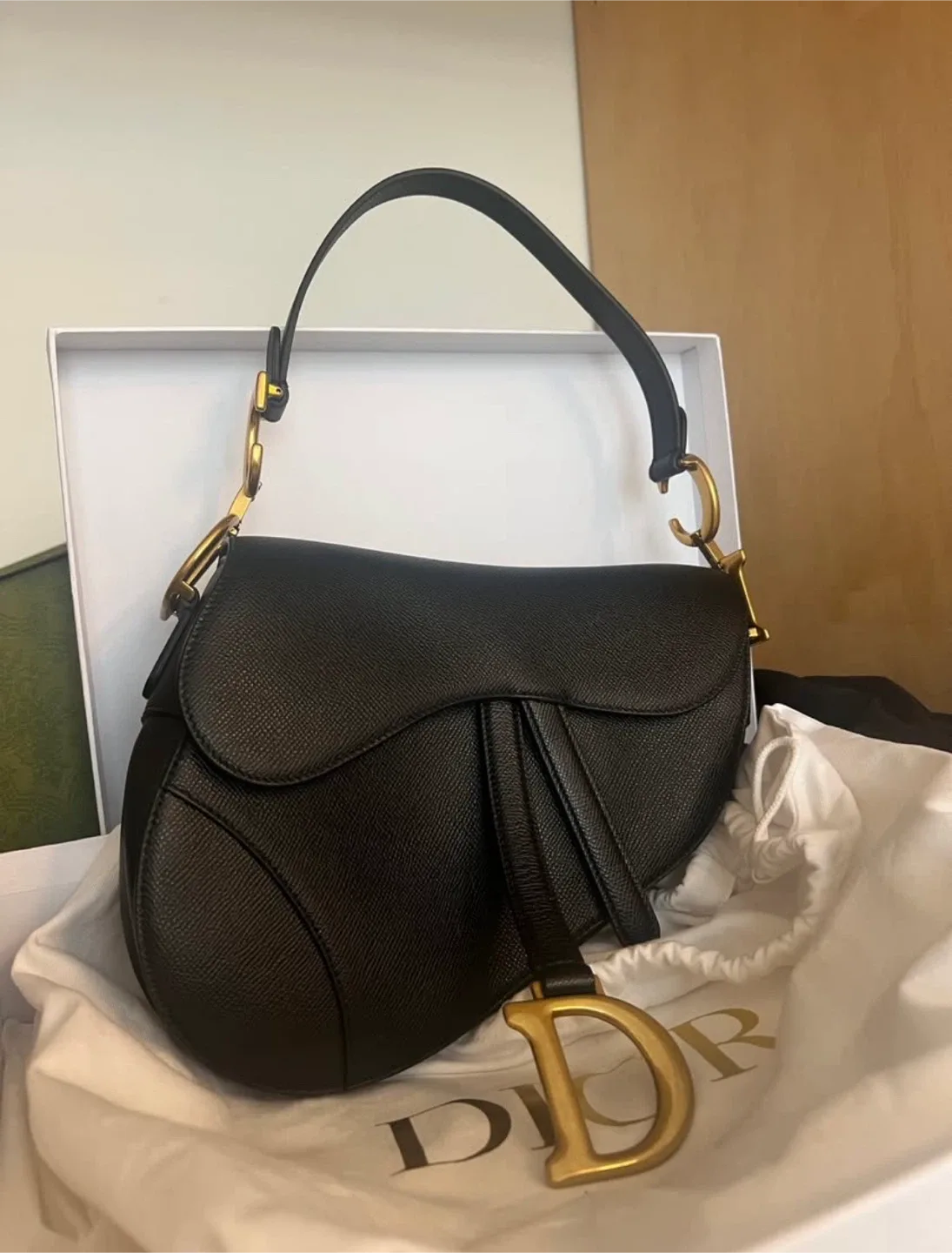 Dior Saddle Bag, Black