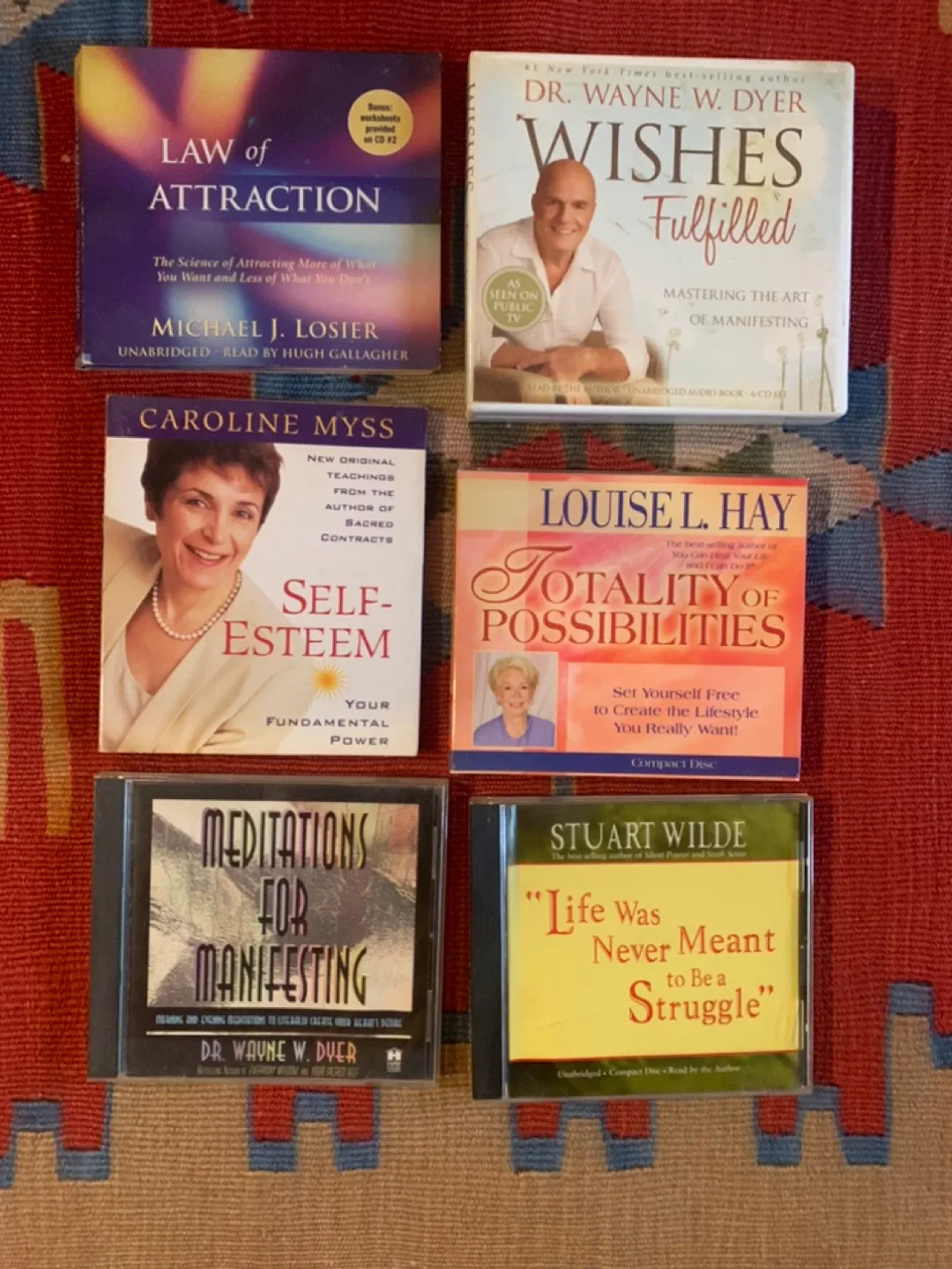 Self-Help Audiobooks: Dyer, Hay, Losier, Myss, Wilde