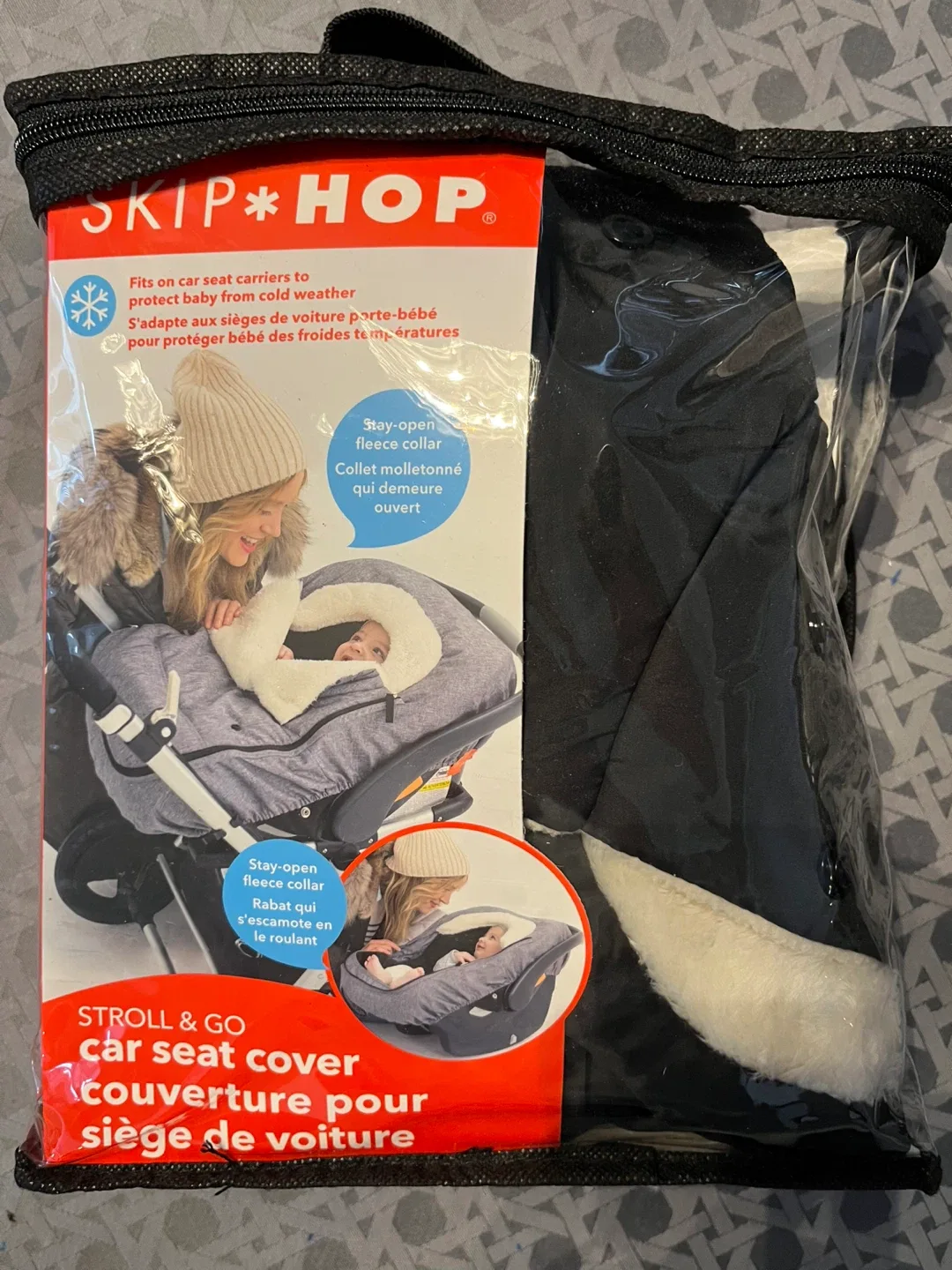 Skip Hop Winter Car Seat Cover - Black