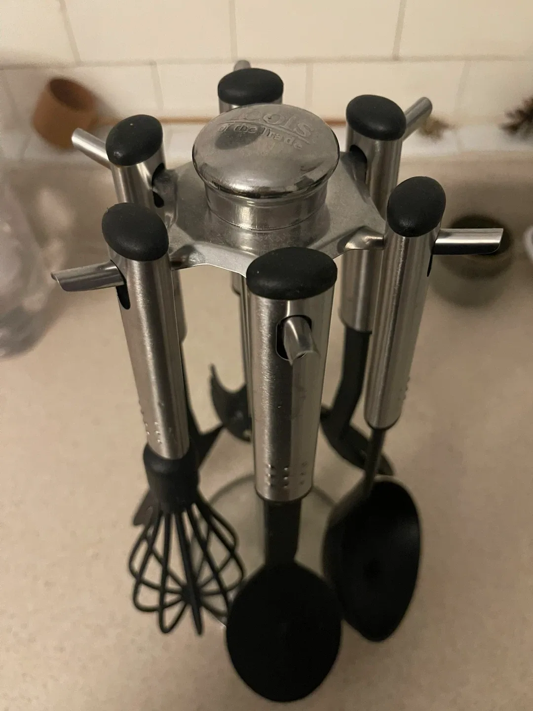 Calphalon 6-Piece Utensil Set with Rack