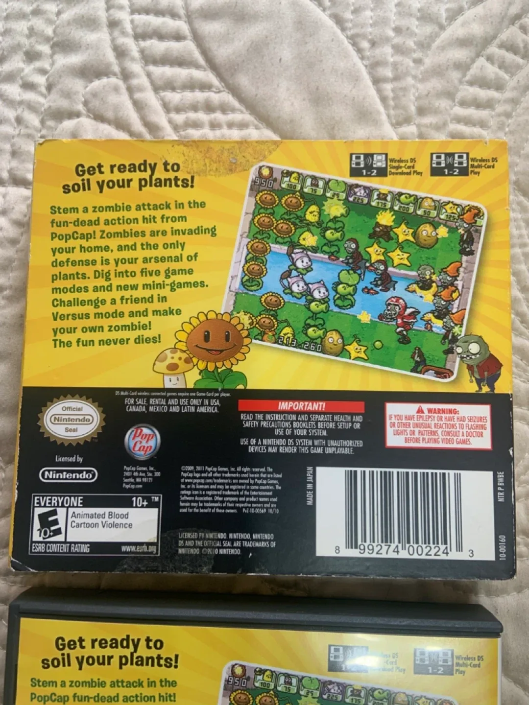 Plants vs Zombies Nintendo DS Game image indicator(7)