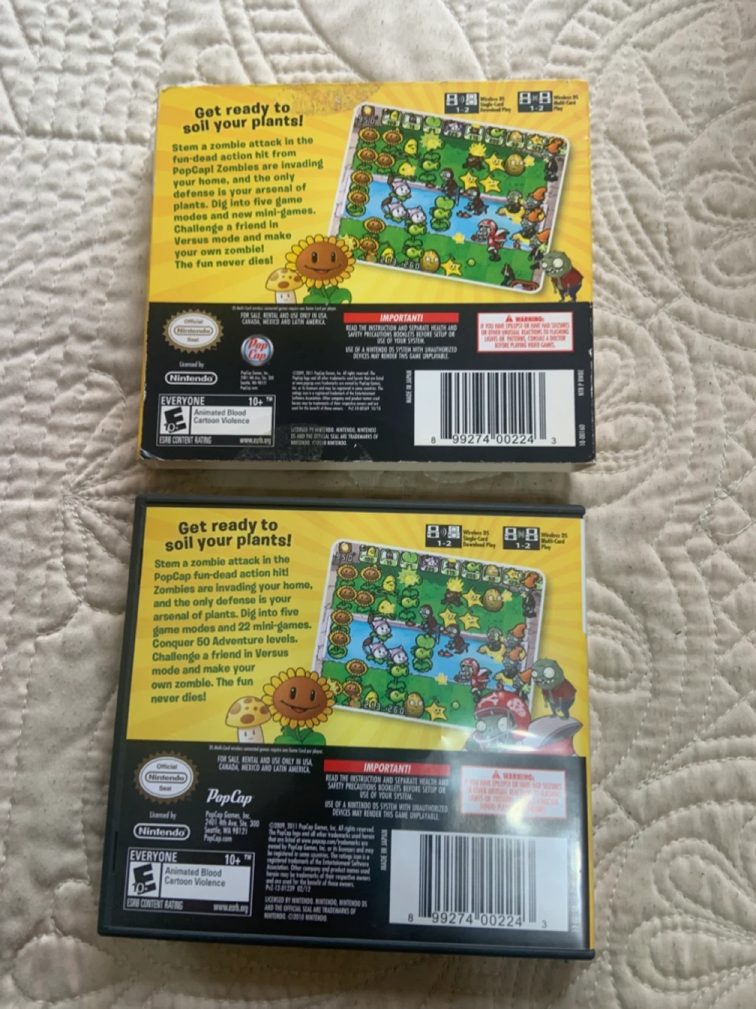 Plants vs Zombies Nintendo DS Game - photo 5