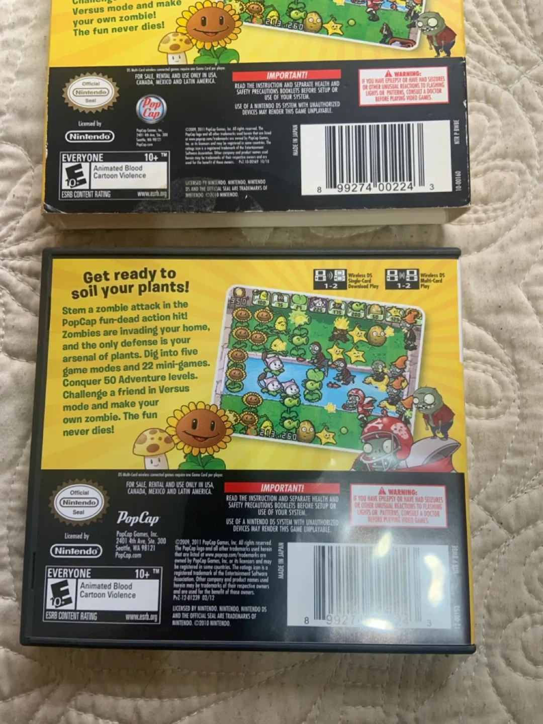 Plants vs Zombies Nintendo DS Game image indicator(6)