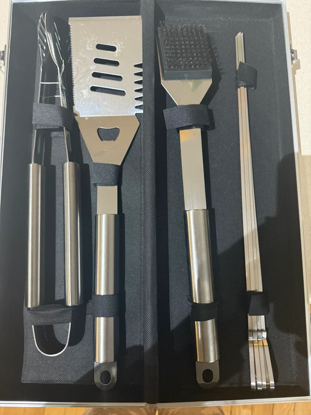 BBQ Grill Tool Set with Case