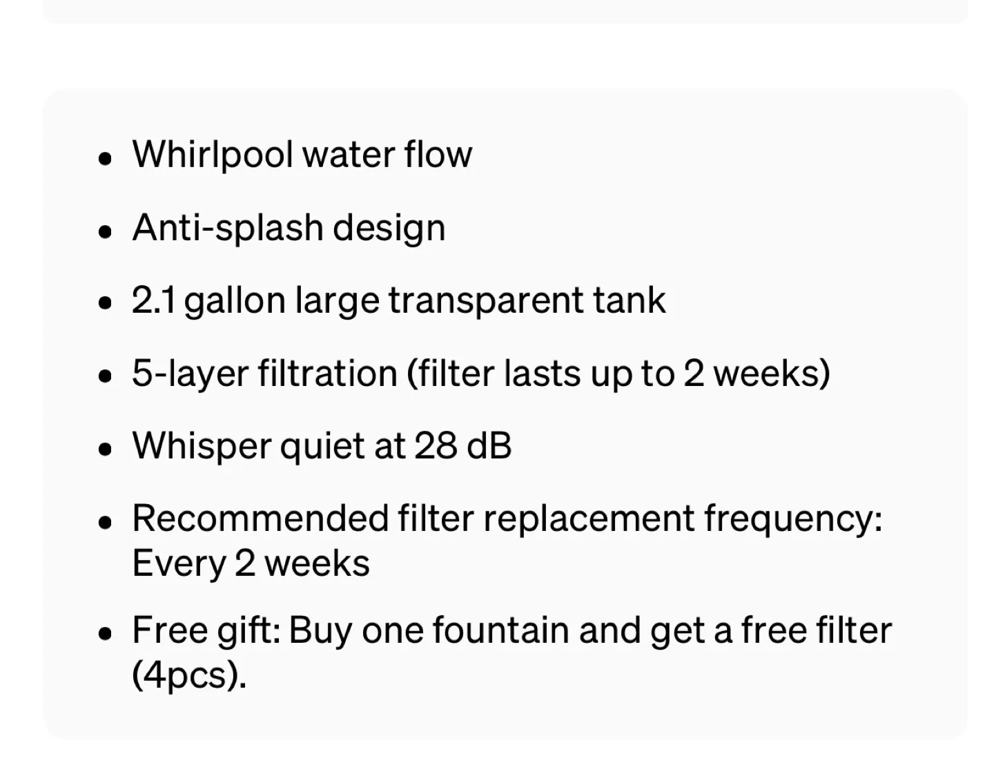 PETLIBRO Capsule Dog Fountain w/ Filter image indicator(2)