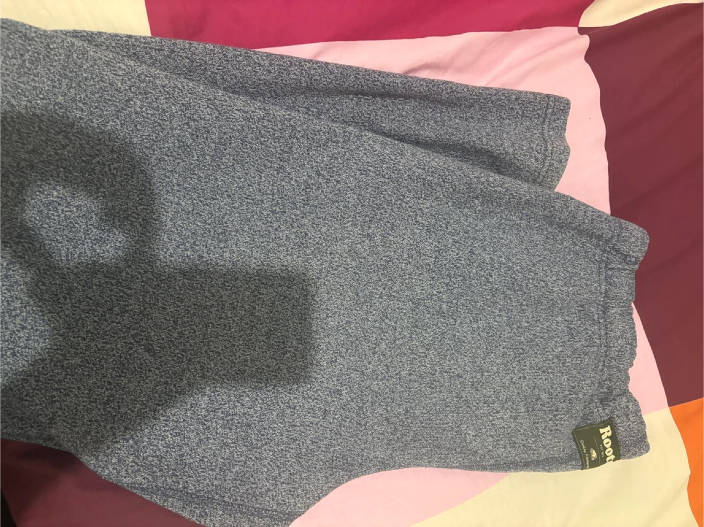 Roots Blue Melange Sweatpants - Size L - photo 5