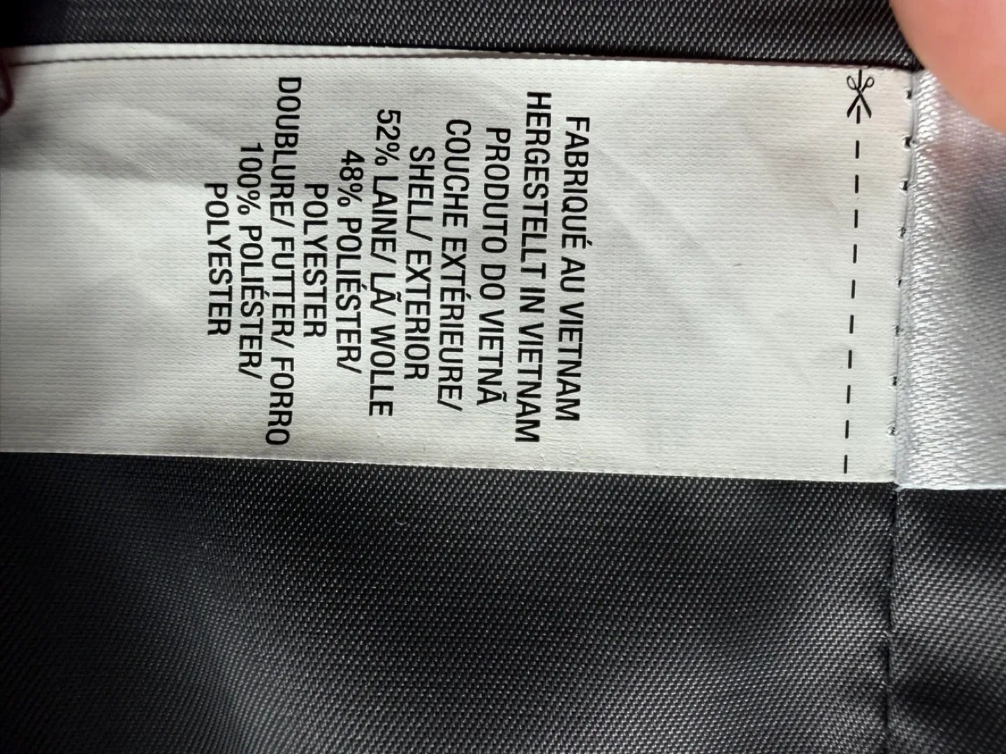 Topman Wool Blend Overcoat - Size M image indicator(6)