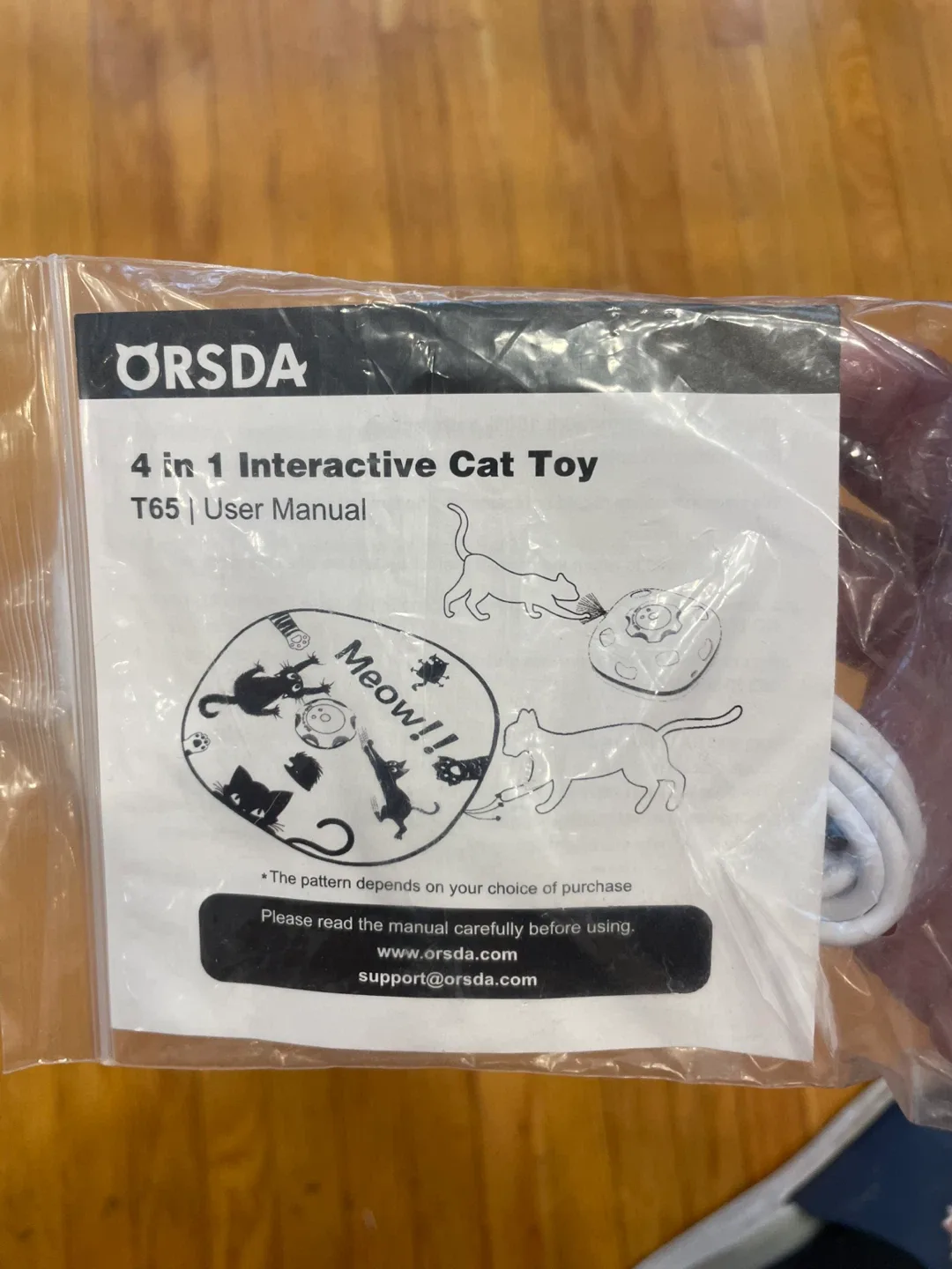 ORSDA 4 in 1 Interactive Cat Toy T65 image indicator(3)