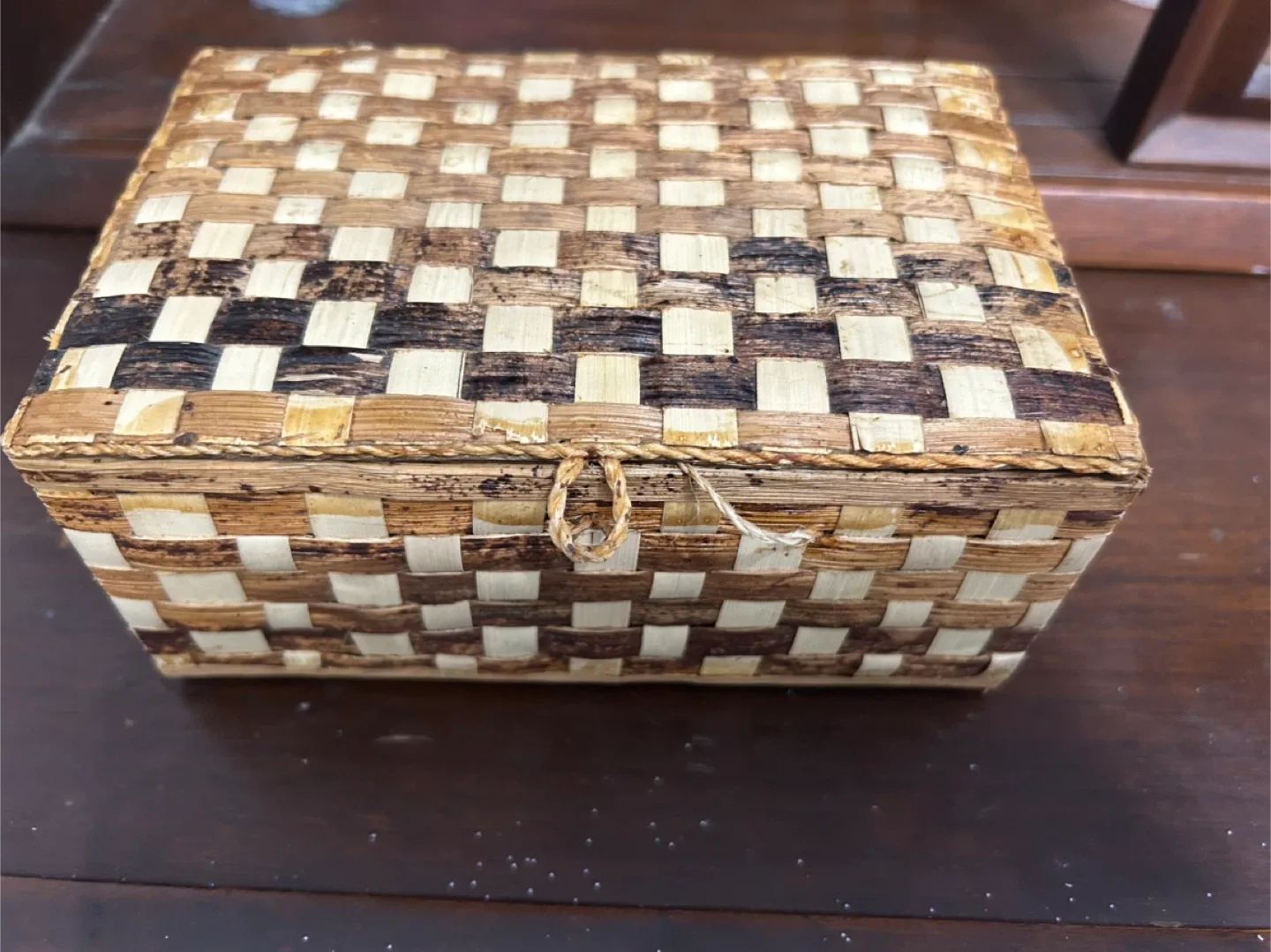 Woven Box with Etched Shot Glasses
