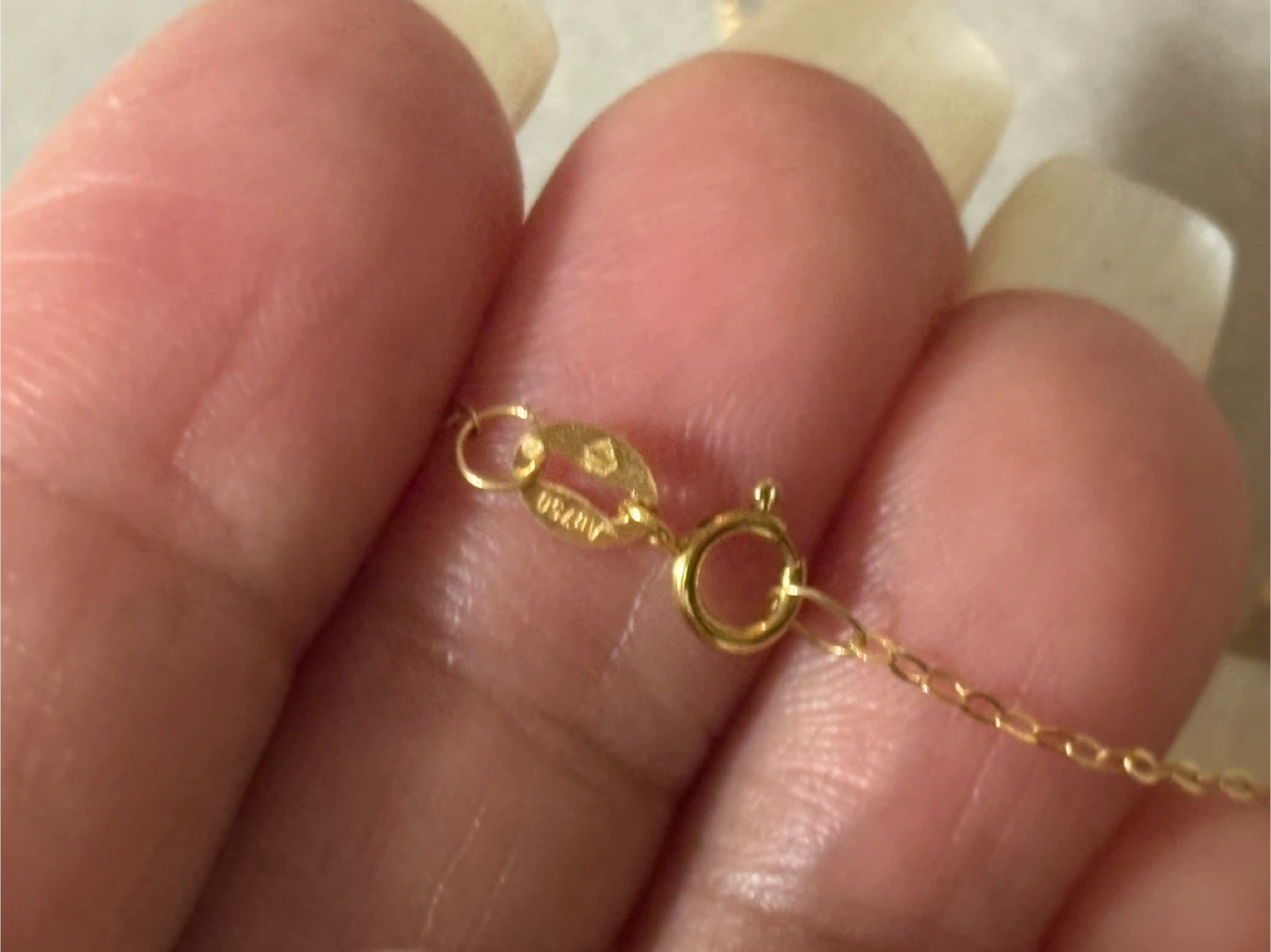 18k Real Gold Heart Pendant Necklace - photo 4