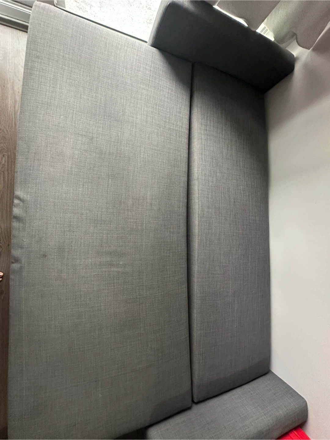 Grey Sofa Bed with Storage - photo 2