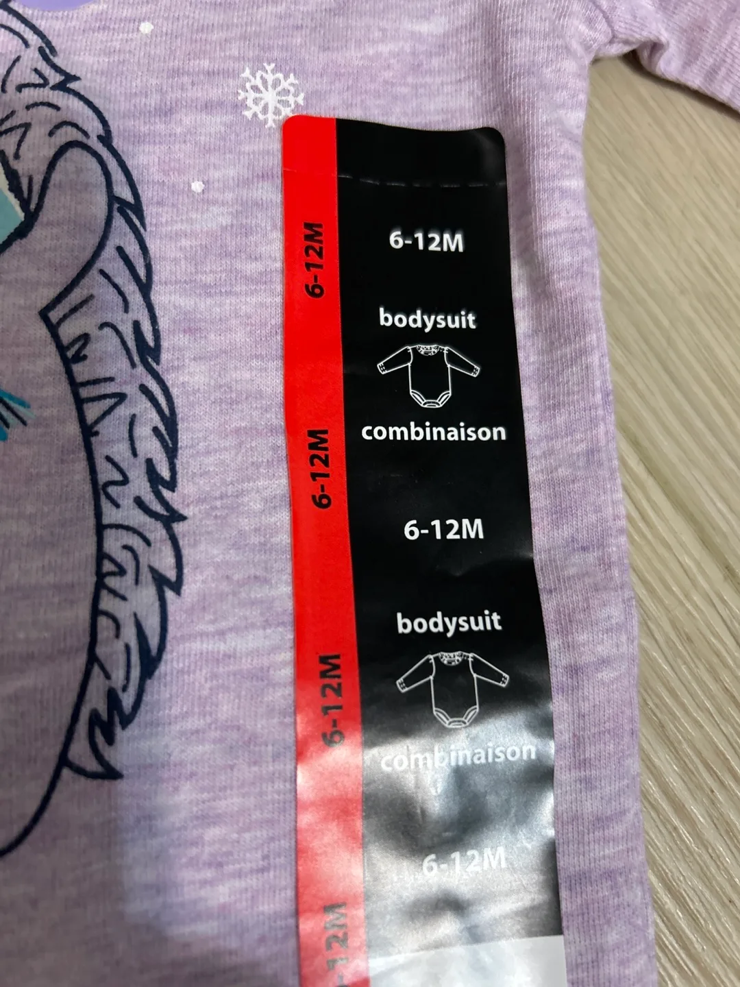 6-12M Baby Bodysuit - Hedgehog Design image indicator(3)