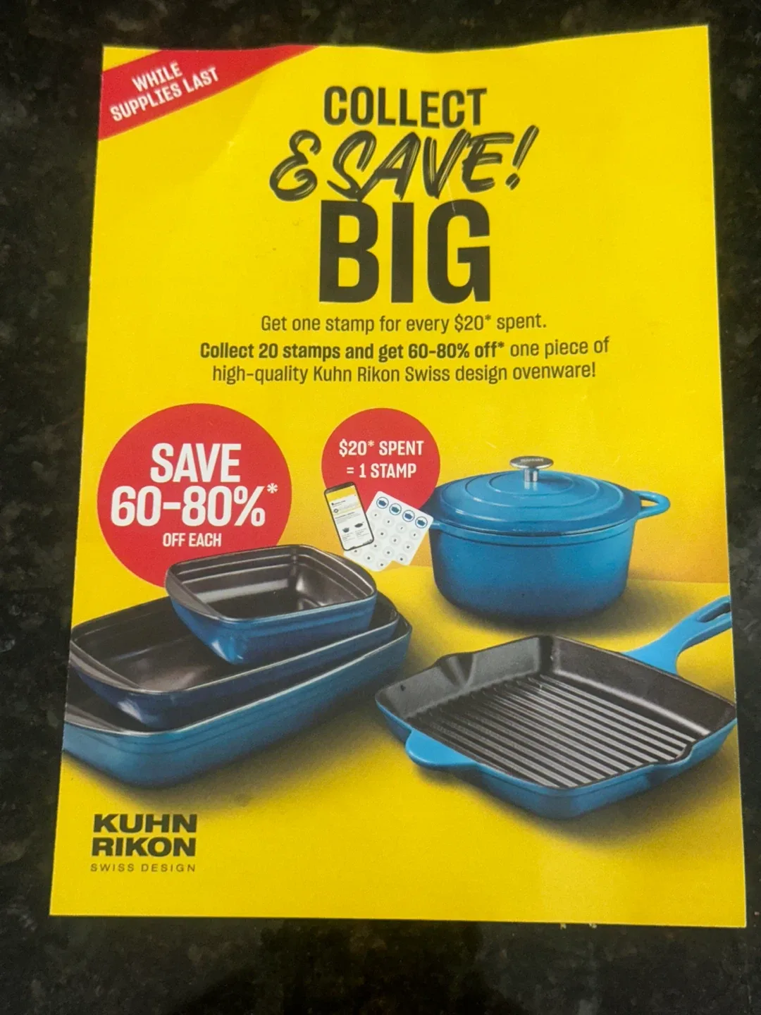Kuhn Rikon cookware stamp program