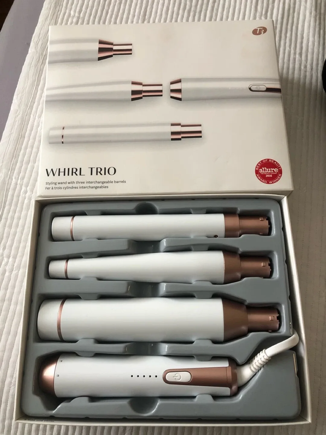 T3 Whirl Trio Interchangeable Styling Wand Set