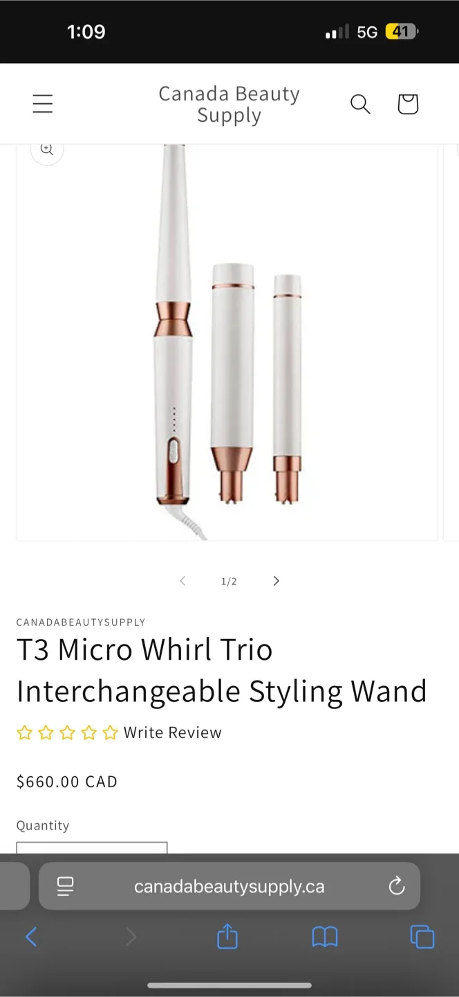 T3 Whirl Trio Interchangeable Styling Wand Set image indicator(2)