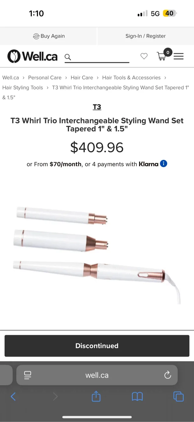 T3 Whirl Trio Interchangeable Styling Wand Set image indicator(3)