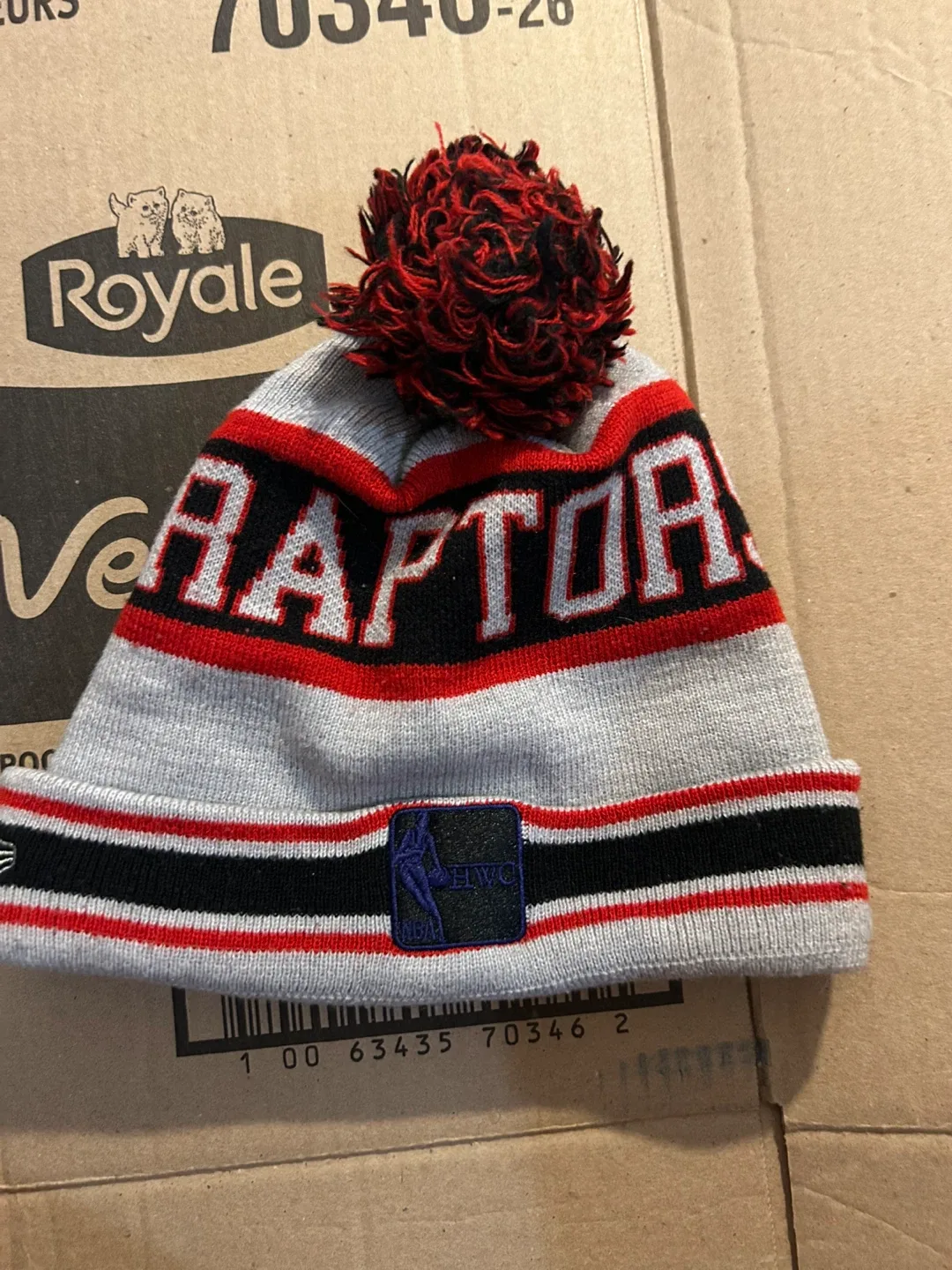 New Era Toronto Raptors Pom Pom Beanie