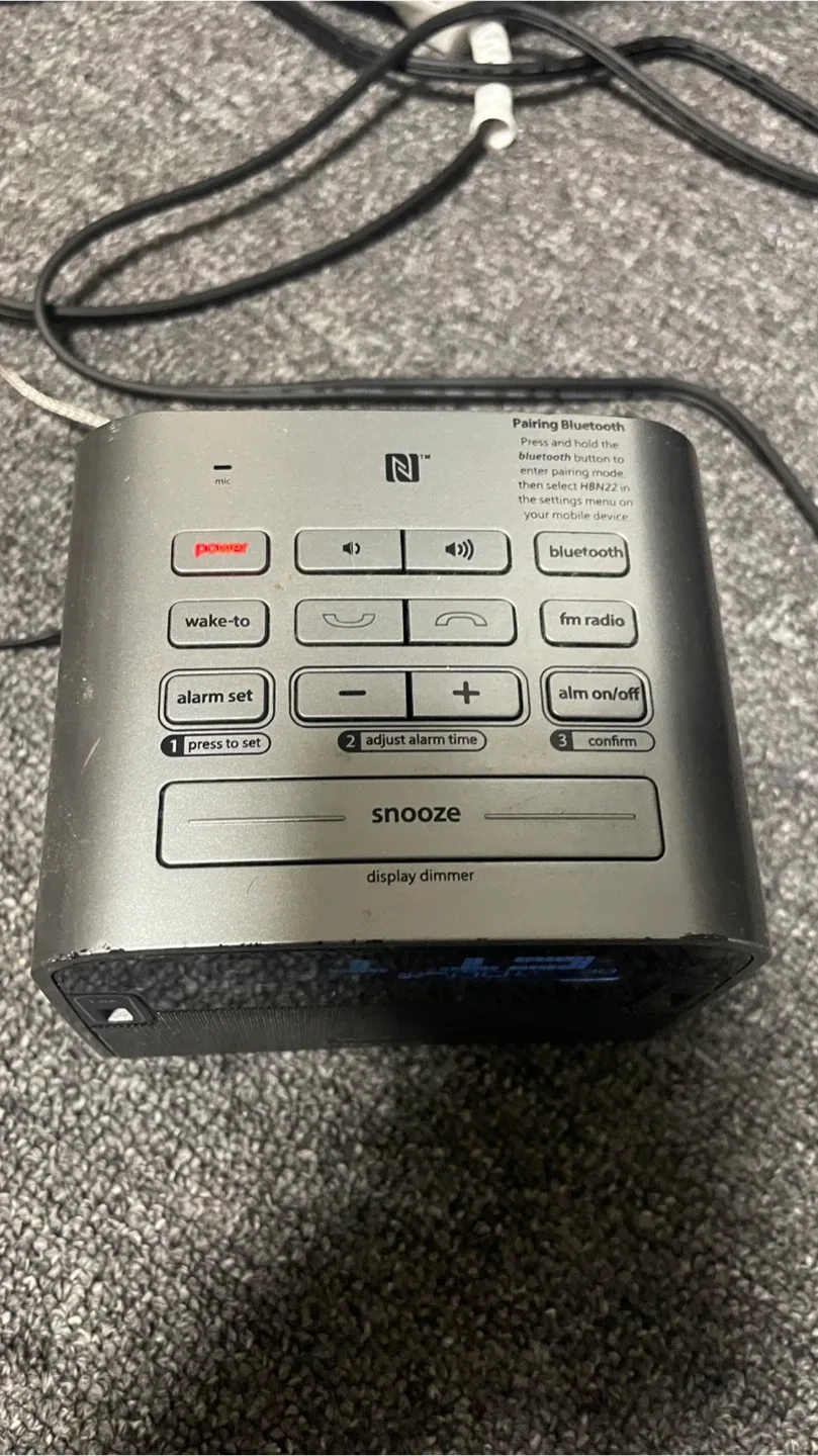 iHome HBN22 Alarm Clock Radio image indicator(3)