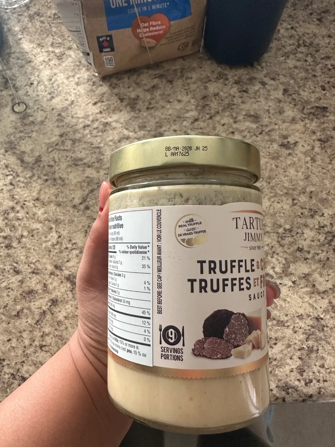 Tartufi Jimmy 590 mL Truffle & Cheese Sauce