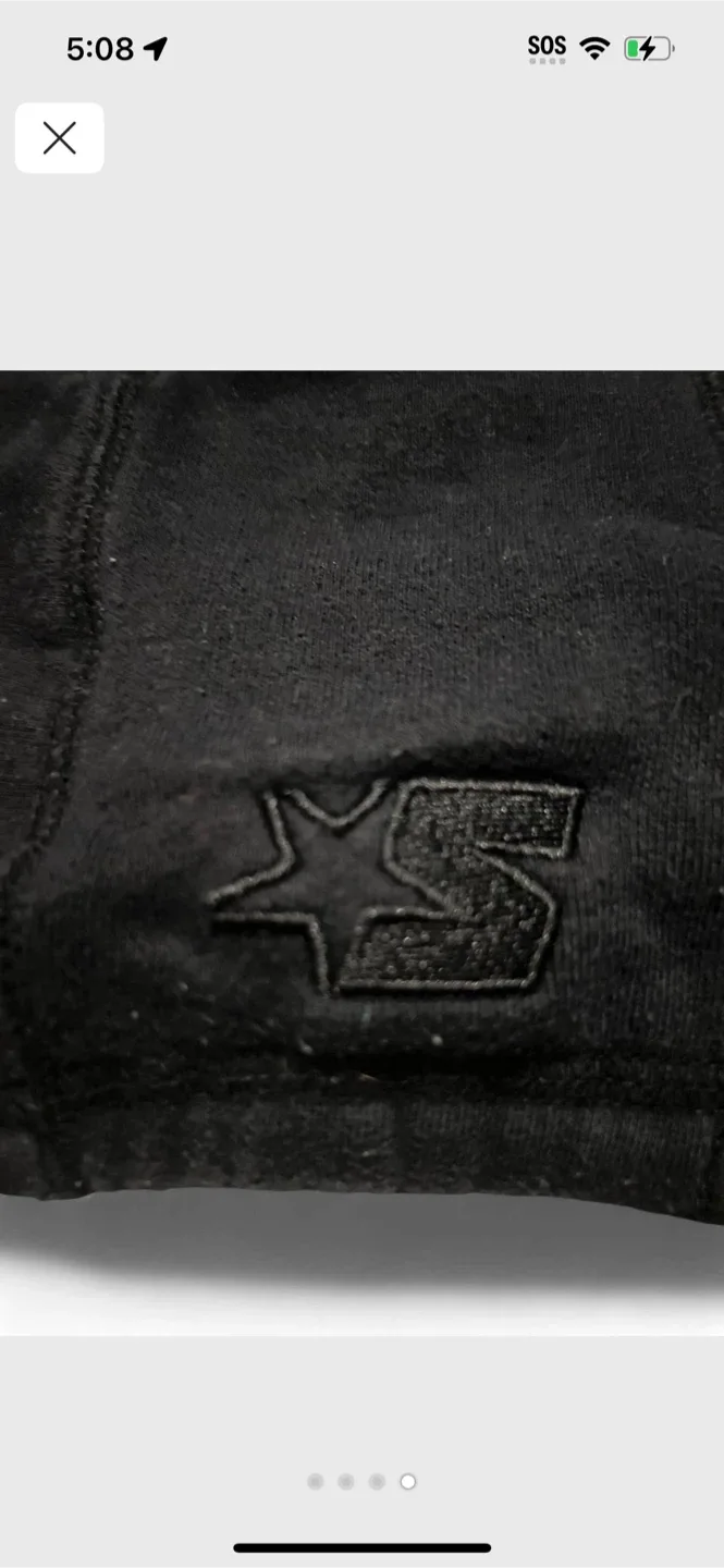 Y2K Starter Black Hoodie image indicator(4)