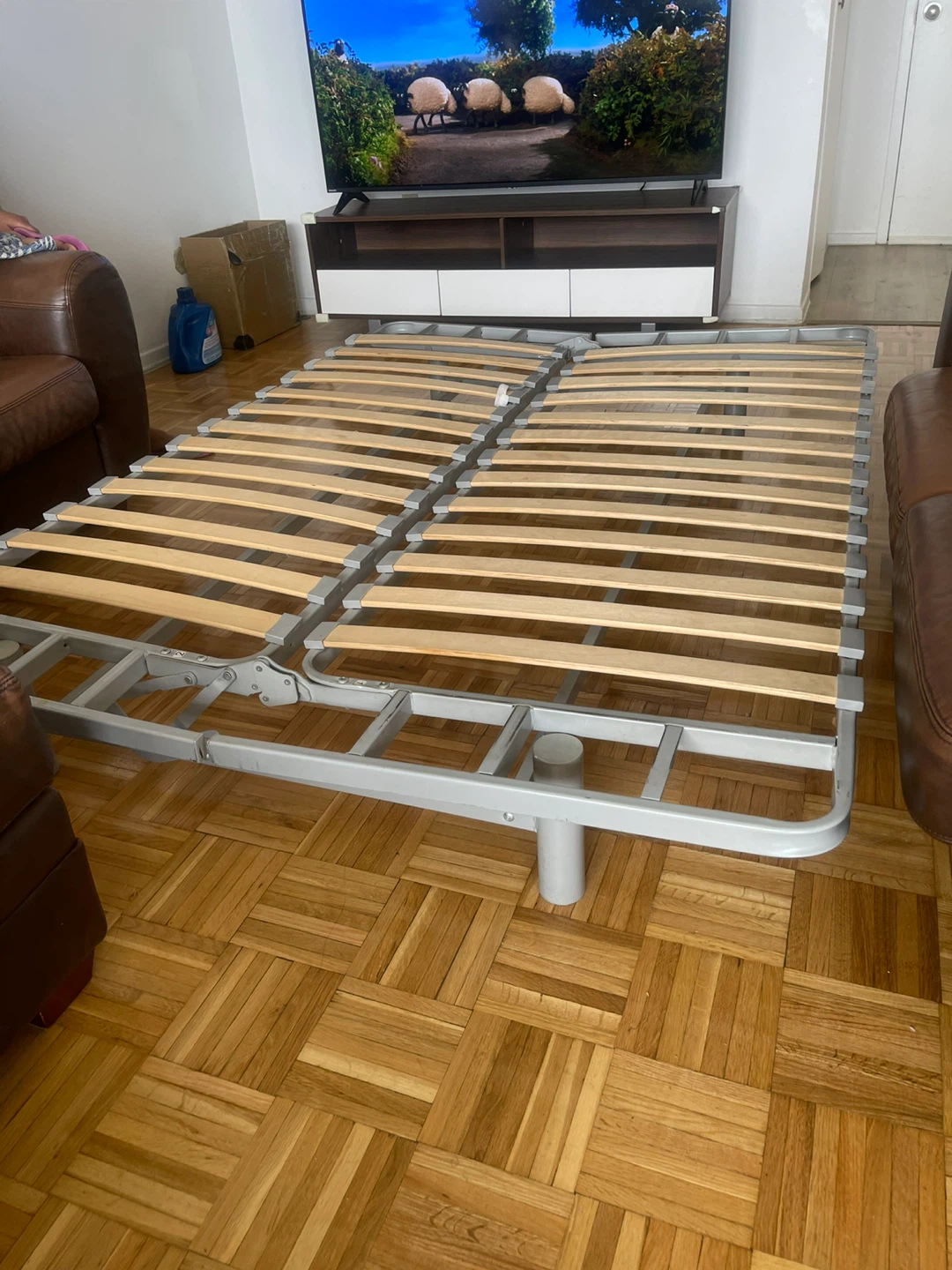 Bed Frame with Slats Queen - photo 2
