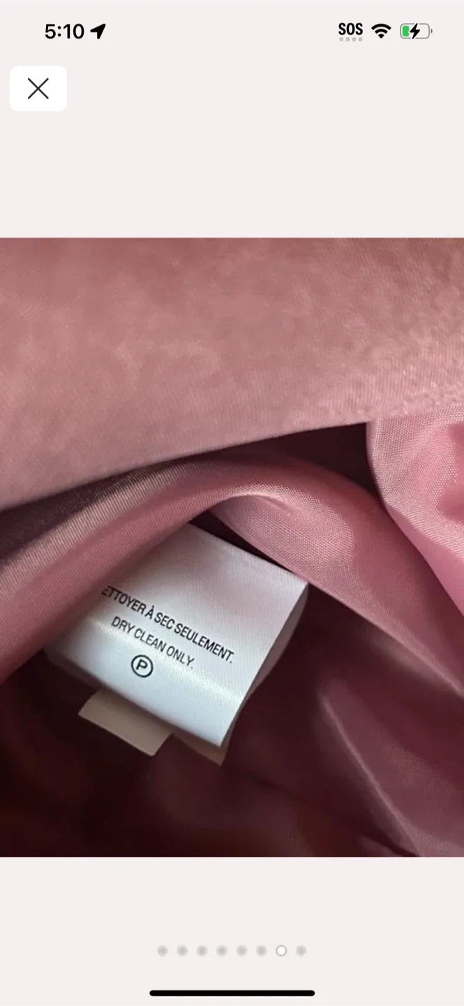 Reitmans Pink Trench Coat - Size M image indicator(5)