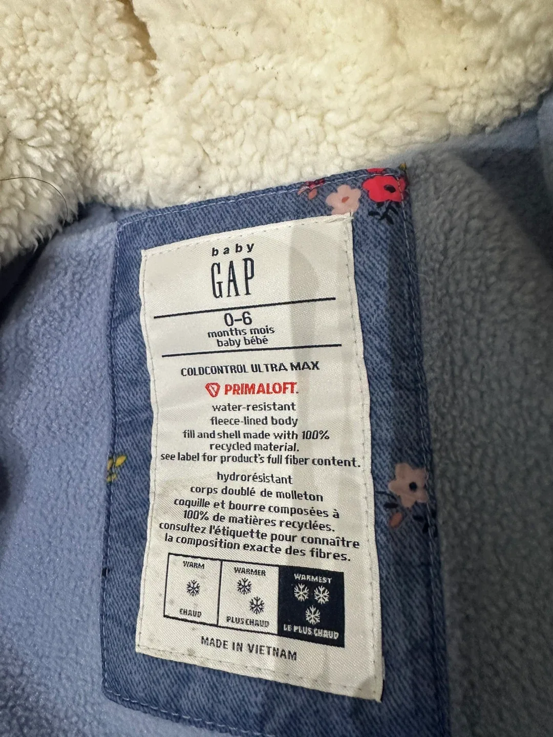 GAP Baby Snowsuit 0-6 Months $20 image indicator(2)