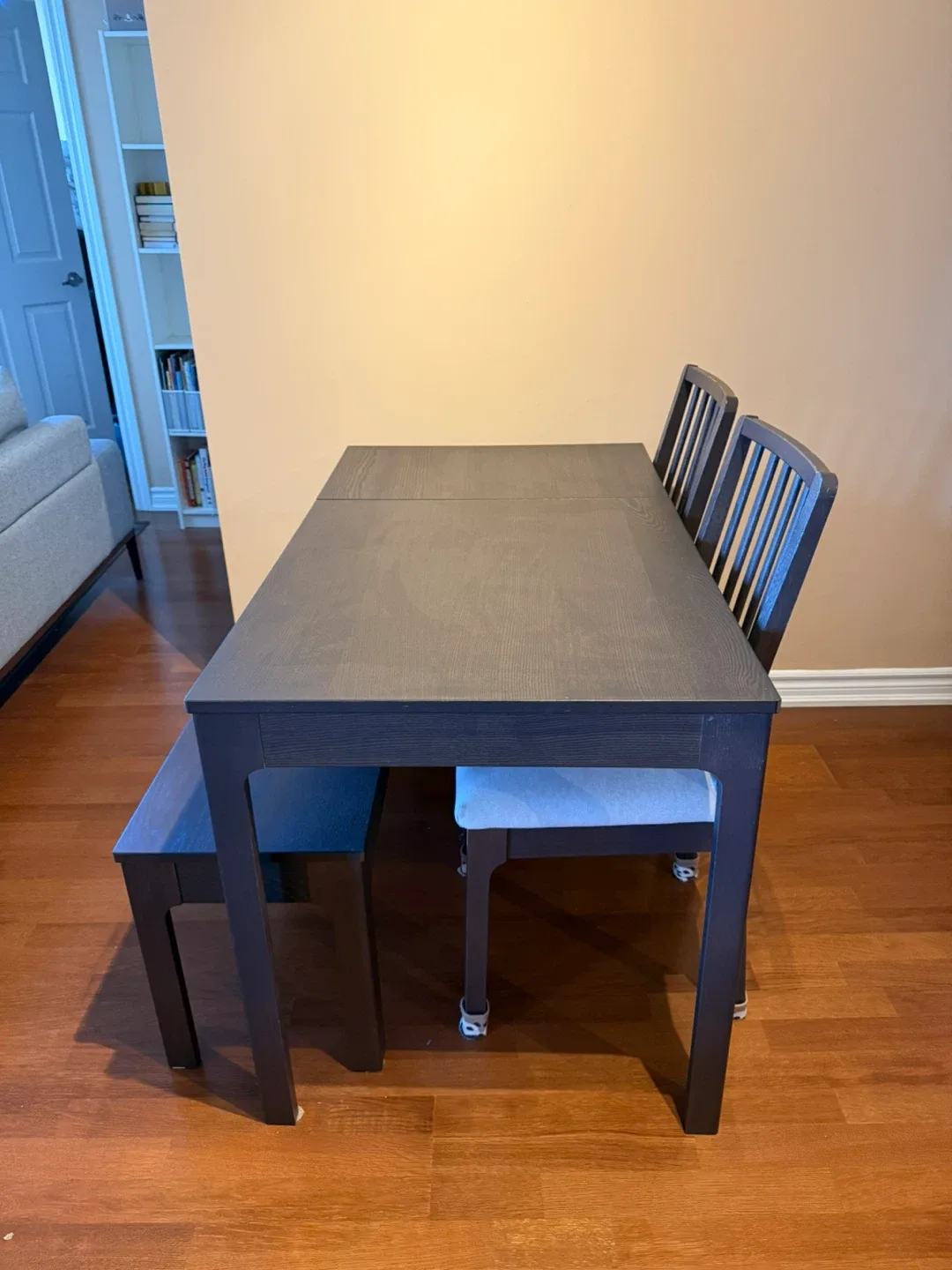 IKEA EKEDALEN Dark Brown Dining Set